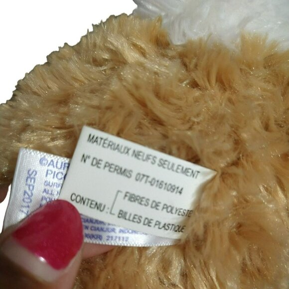 Aurora Bunny Rabbit Plush Stuffed Animal White Brown 2017 Realistic - Picture 8 of 8